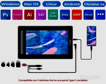XP-PEN Artist 12 (2a gen) tavoletta grafica