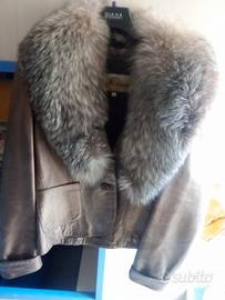 Giacca in VERA PELLE e PELLICCIA Made in Italy 