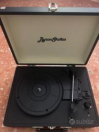 Giradischi a valigetta nero Bryronstatics