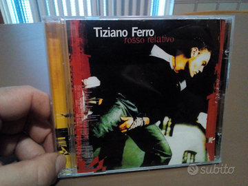 CD TIZIANO FERRO-ROSSO RELATIVO usato in buone con