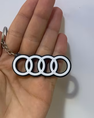Portachiavi Audi – logo ufficiale