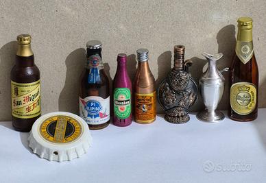 ACCENDINI DA COLLEZIONE A TEMA “BOTTIGLIE” VINTAGE