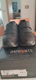 scarpe pelle nera Impronte