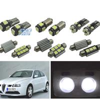KIT 9 LAMPADE LED INTERNE PER ALFA ROMEO 147 00-10