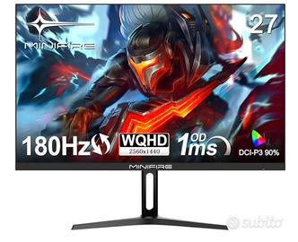 monitor 2k 180hz 27 COME.NUOVO!!!