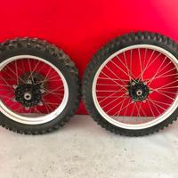 COPPIA CERCHI x KTM MX 250 1987 1988 GS 1989