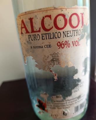 BOTTIGLIA ALCOOL PURO 96%