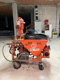 macchina per intonaci PFT + impianto  fassa  borto