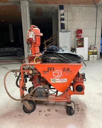 macchina per intonaci PFT + impianto  fassa  borto
