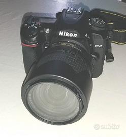 Nikon d7500 + obiettivo 18-140mm (in garanzia)