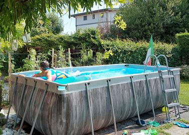 Piscina m4x2x1 bestway completa di accessori