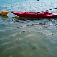 Canoa kayak con pagaia