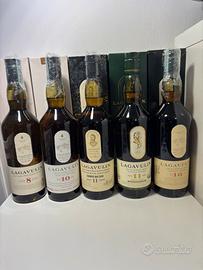 Whisky lagavulin lotto 5 bottiglie