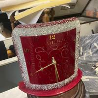 Orologio vetro di Murano/Termometro da interno