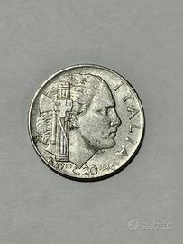 moneta 20 centesimi Vittorio Emanuele iii 1940