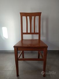 sedia di legno cucina