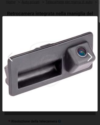 video camera posteriore audi A4 b8
