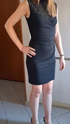 La Perla Vintage- Tubino nero pizzo 44 - Nuovo