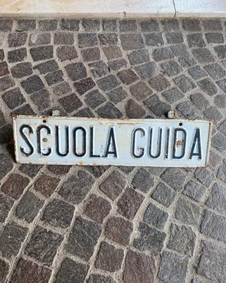 Targhe vintage scuola guida