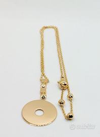 Collana Lucea Bulgari  oro con ciondolo circolare
