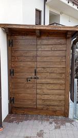 Ski room/casetta per esterno in legno