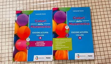 Colori della matematica Ed. azzurra volume 4 Sasso