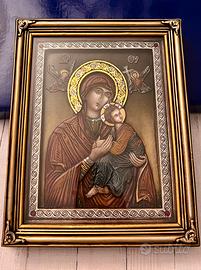 Icona bulgara ortodossa Madonna con Bambino