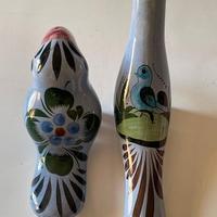 Coppia di Figure in Ceramica Messicana Nuovi