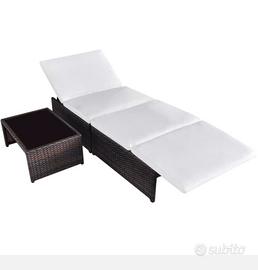 sedie/sdraio tavolo lettino giardino