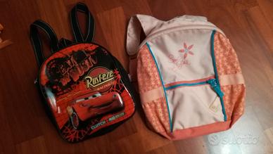 ZAINETTO CARS e ZAINETTO ROSA asilo o gita