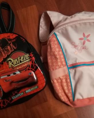 ZAINETTO CARS e ZAINETTO ROSA asilo o gita