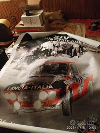 Poster Lancia Fulvia HF