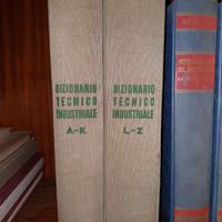 DIZIONARIO TECNICO INDUSTRIALE, 2 volumi UTET 1944
