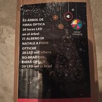 Albero di Natale a fibre ottiche