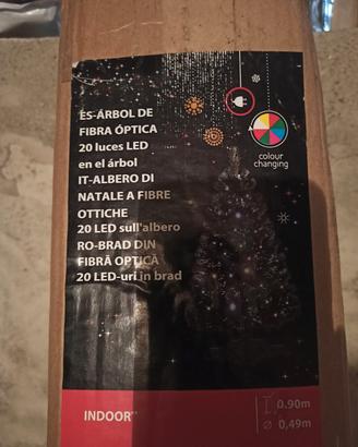 Albero di Natale a fibre ottiche