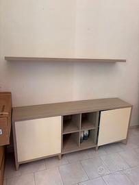 Set 2 pz Madia / Credenza + Mensola abbinata