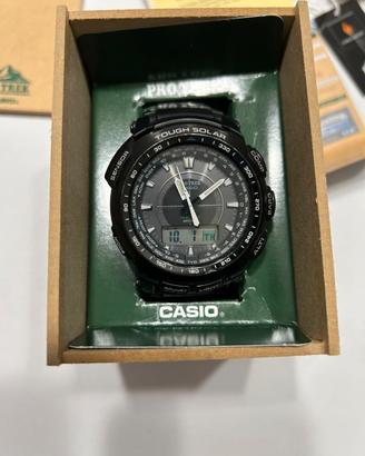 Orologio Casio Uomo Pro Trek in Resina PRW-5100-1E