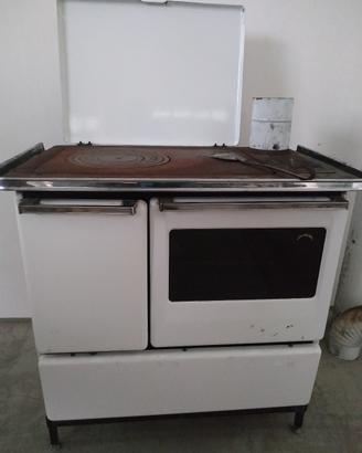 Stufa a legna cucina economica con i cerchi