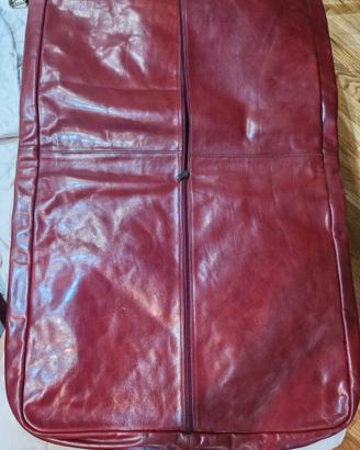 portaabiti in vera pelle