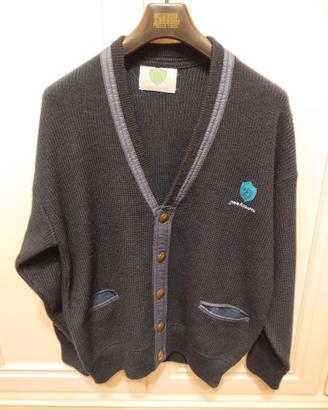 Cardigan uomo blu, taglia 50