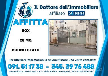 Box di 28 mq in zona Via dei Nebrodi