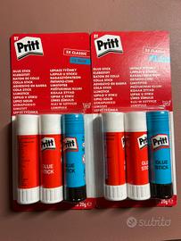 PEZZI 6 COLLA STICK PRITT 20 g.