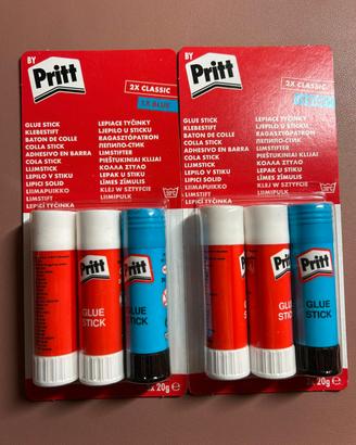 PEZZI 6 COLLA STICK PRITT 20 g.
