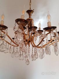 Lampadario antico 18 punti luce