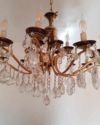 Lampadario antico 18 punti luce