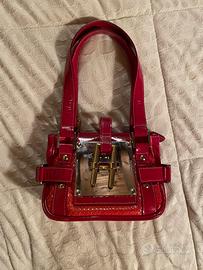 Borsa rossa in pelle Baldinini