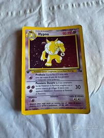 Carta Pokemon Hypno holo prima edizione