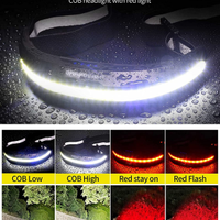 2 pezzi Torcia Frontale LED con clip, COB 230°