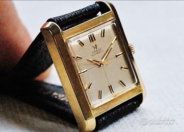 Omega " cioccolatone" oro 18kt ref. 3999 SC