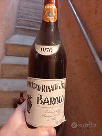 Bottiglia vino Barolo Francesco Rinaldi e figli 